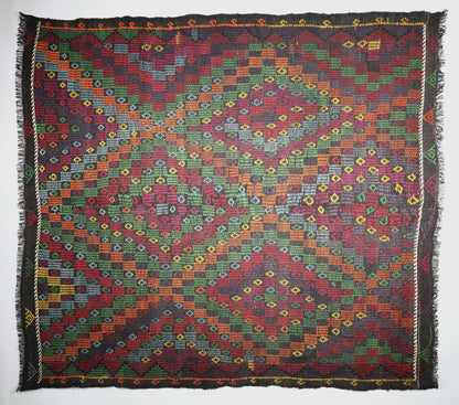 Vintage Manisa Jijim Kilim