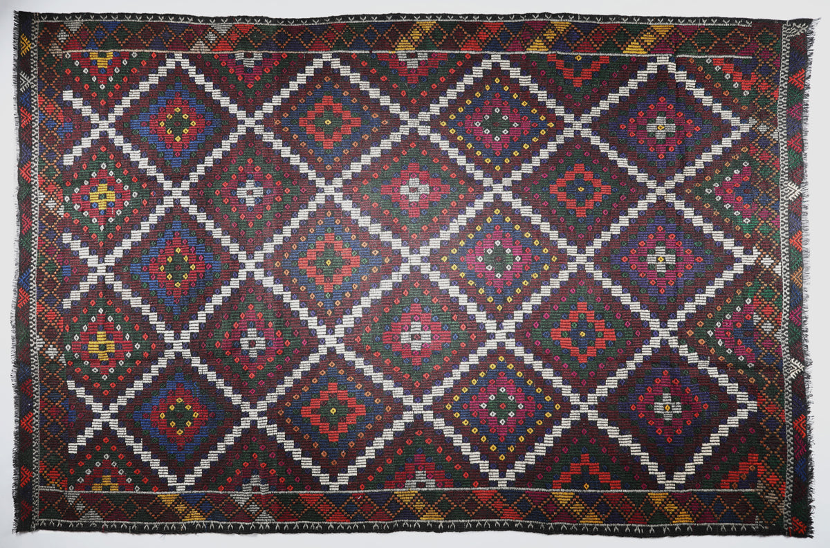 Vintage Manisa Jijim Kilim