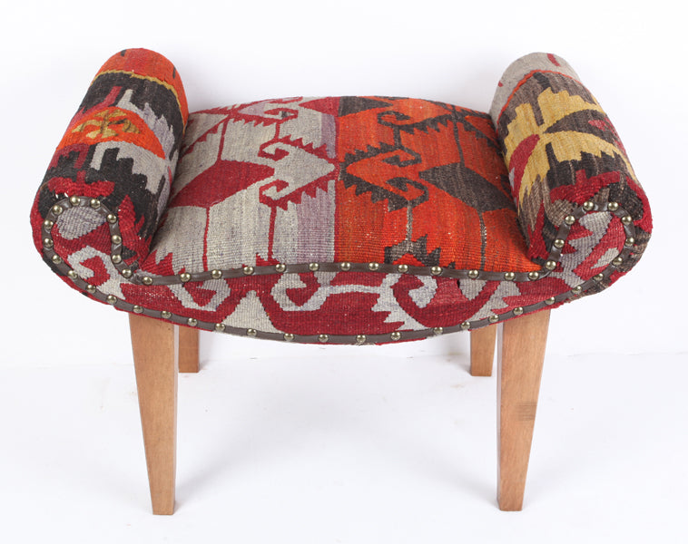 Turkish Kilim Accent Furniture/Chair