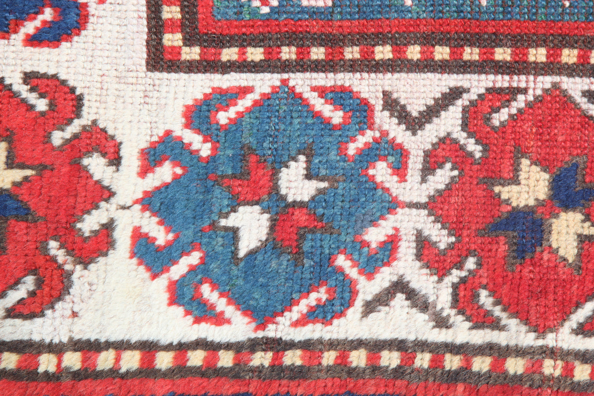 Antique Bordjalo Kazak Carpet