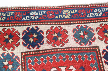 Antique Bordjalo Kazak Carpet