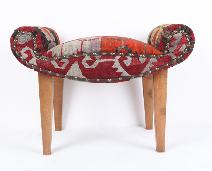 Turkish Kilim Accent Furniture/Chair