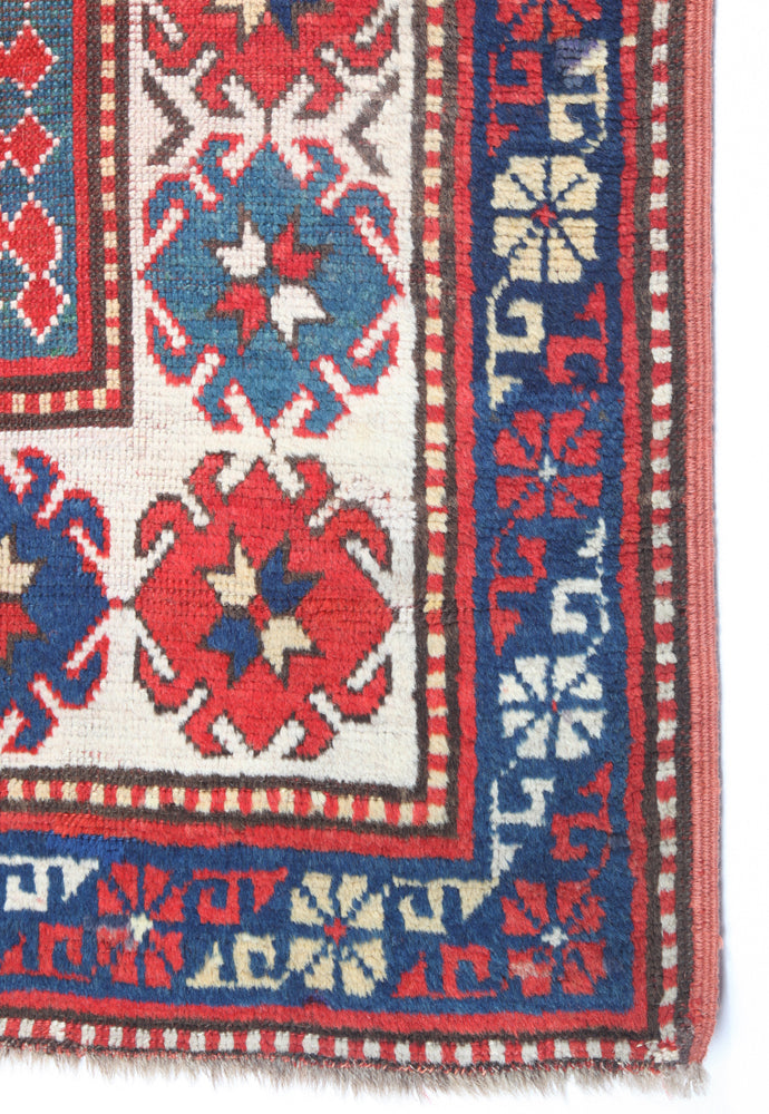 Antique Bordjalo Kazak Carpet