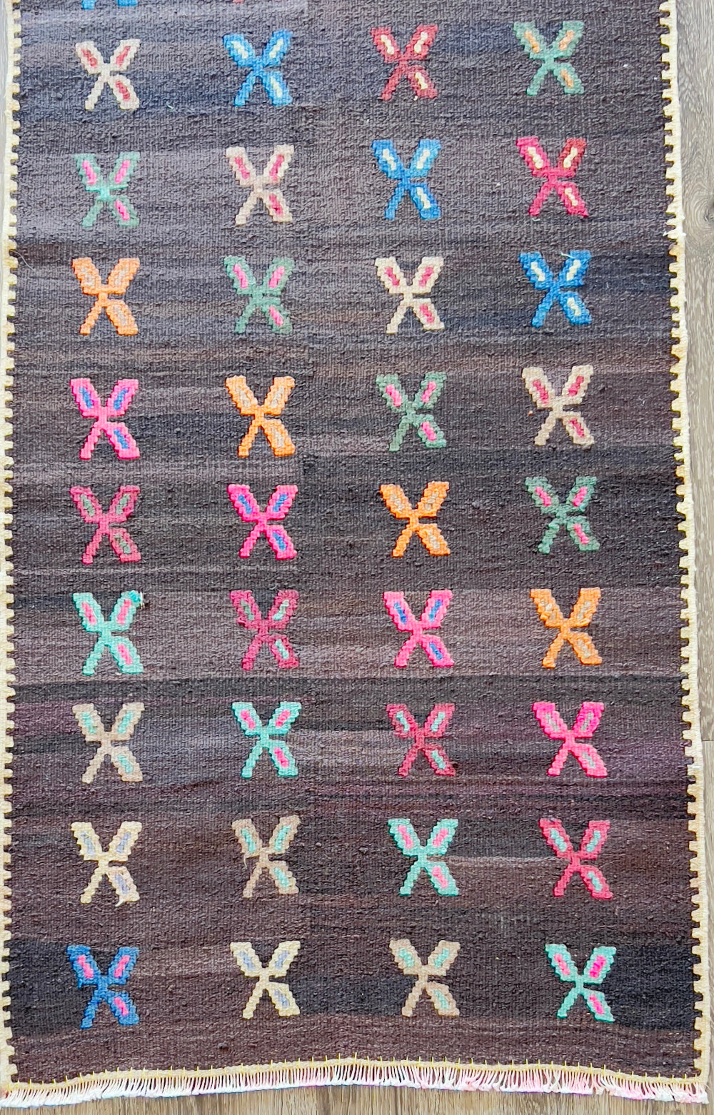 Vintage Bergama Kilim Runner