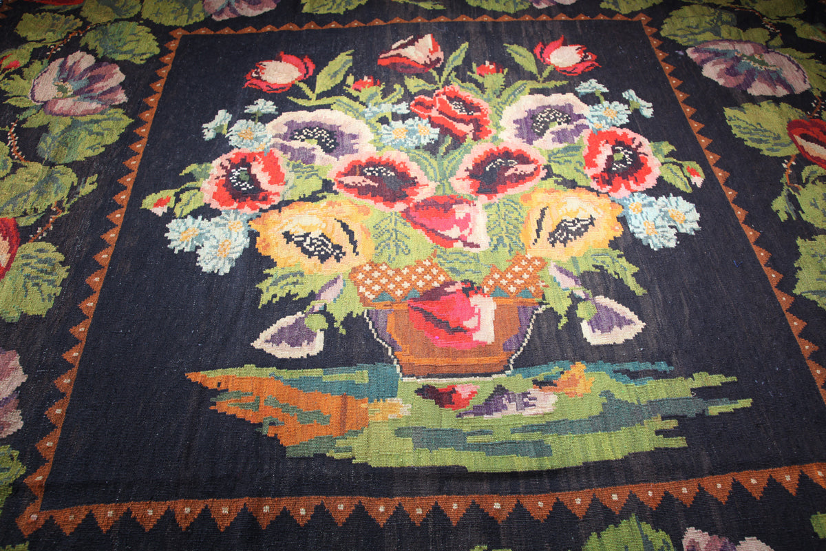 Vintage Moldovian Kilim