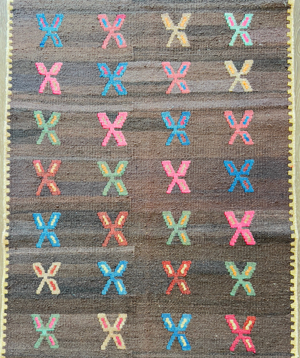 Vintage Bergama Kilim Runner