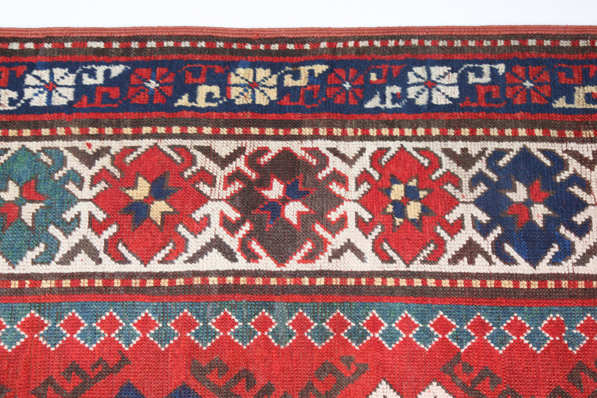 Antique Bordjalo Kazak Carpet