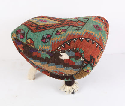 Accent Kilim Upholstered Seat