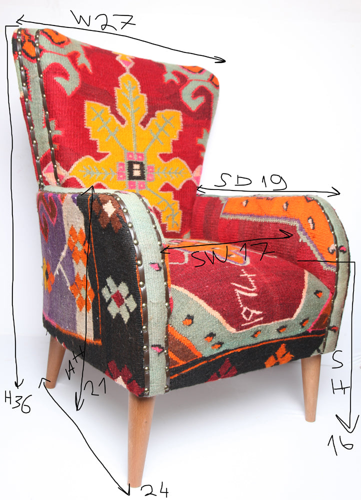 Turkish Kilim Furniture/Chair