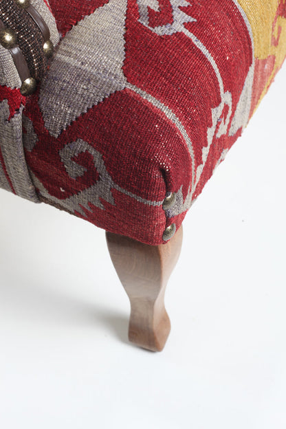 One of A Kind Uphostered Kilim Chairs