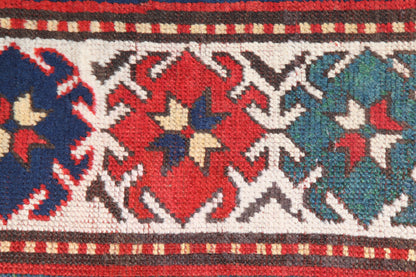 Antique Bordjalo Kazak Carpet