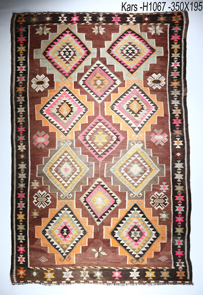 Vintage Kars Kilim