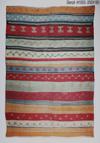 Vintage Denizli Kilim