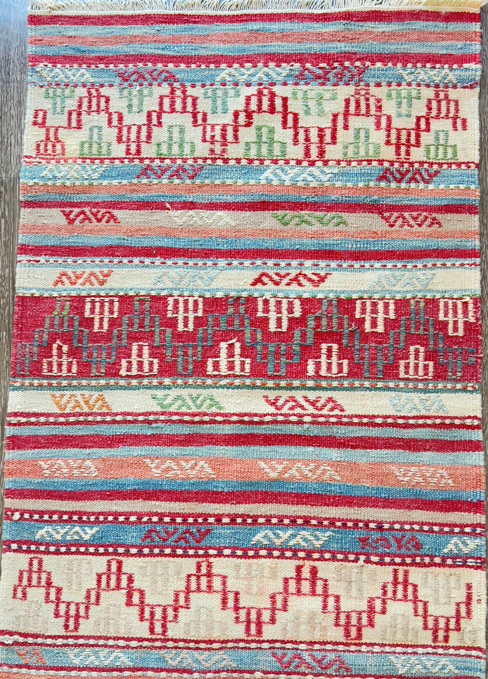 Vintage Bergama Kilim Runner