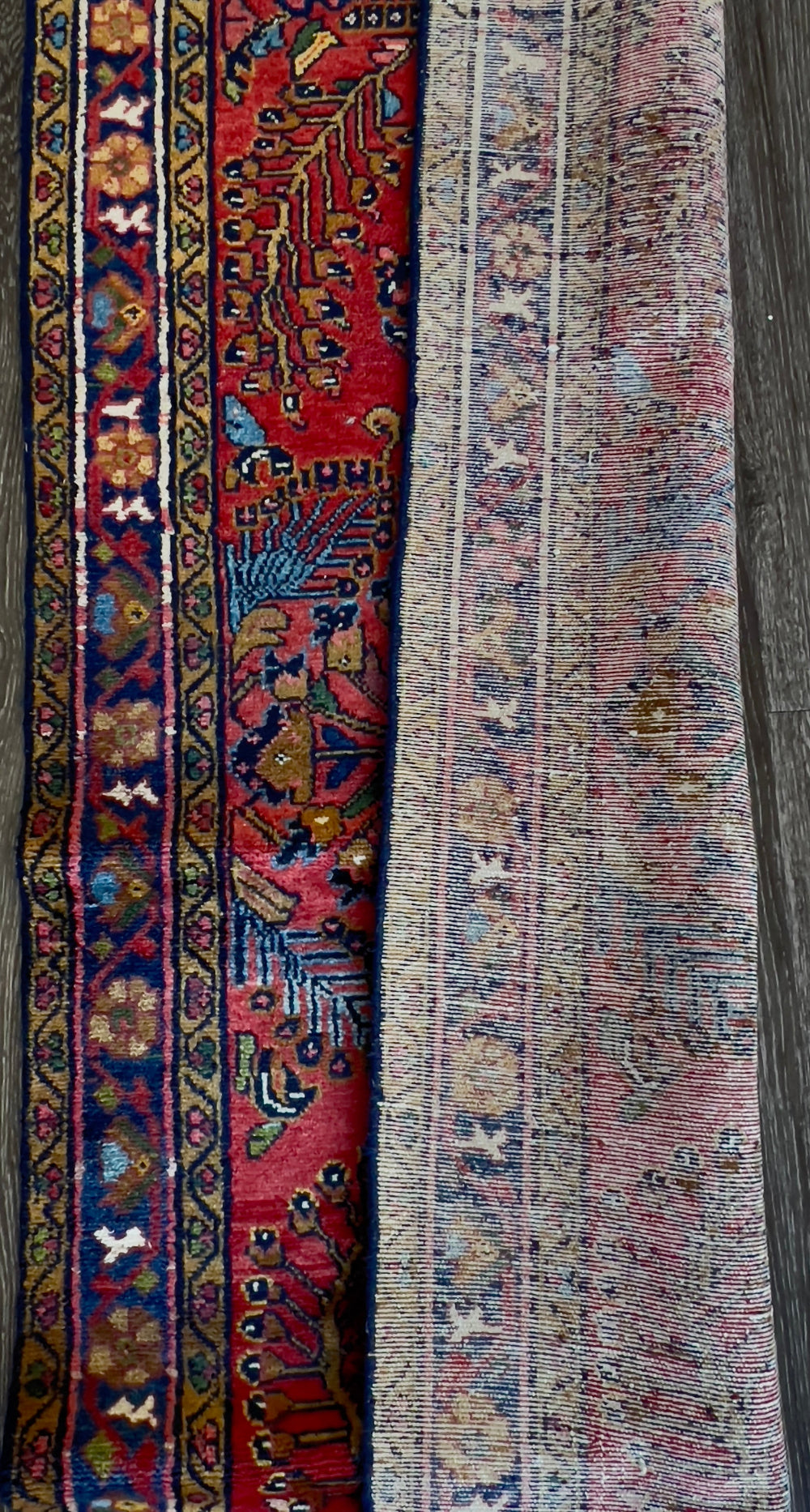 Antique Sarouk Runner