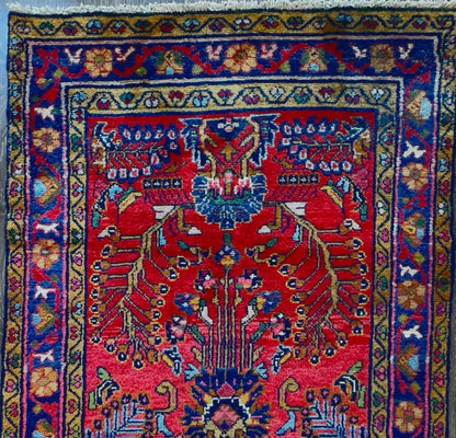 Antique Sarouk Runner