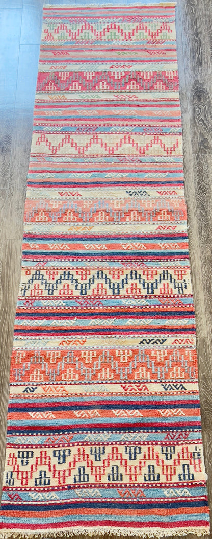 Vintage Bergama Kilim Runner