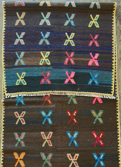 Vintage Bergama Kilim Runner