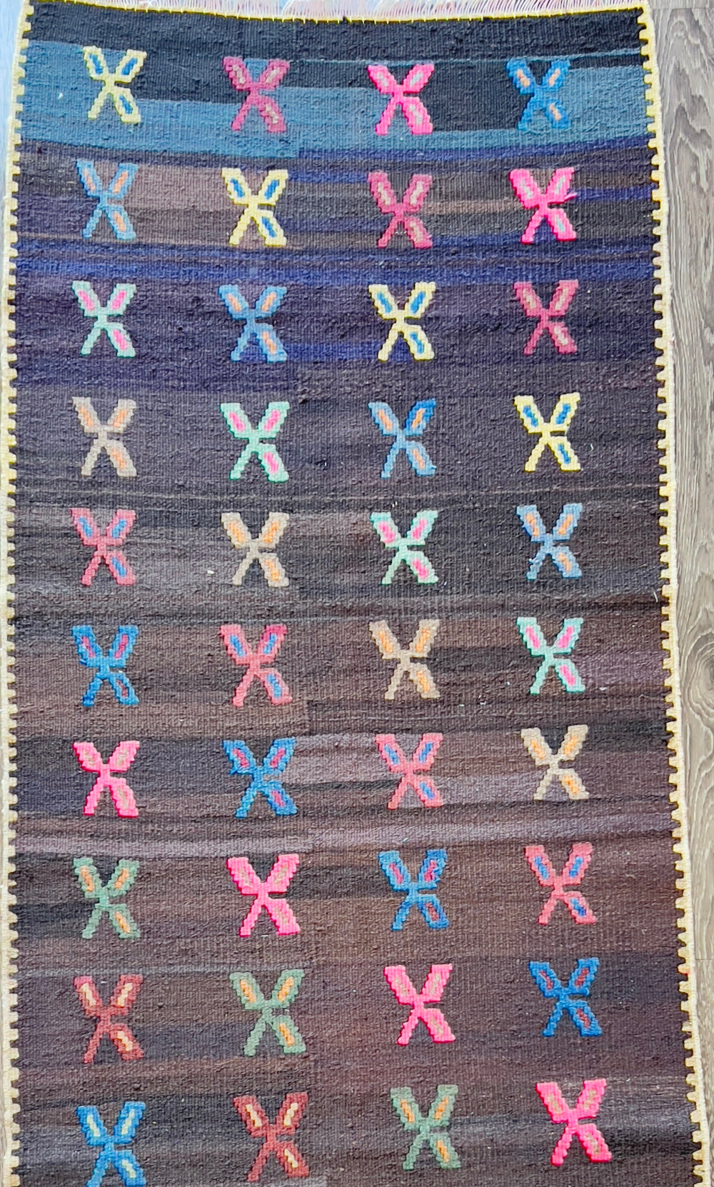 Vintage Bergama Kilim Runner