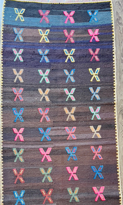 Vintage Bergama Kilim Runner