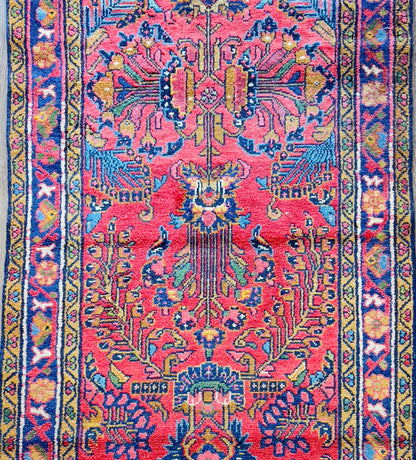 Antique Sarouk Runner
