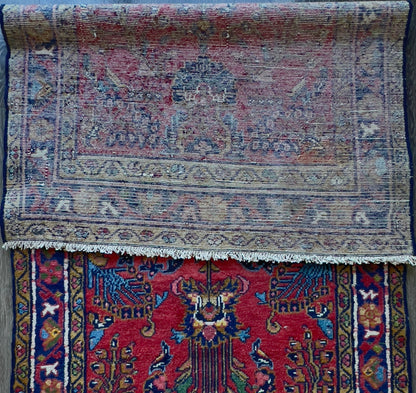 Antique Sarouk Runner