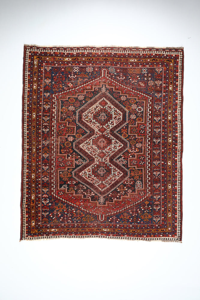 Antique Shirazi Qashqai Carpet