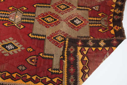 Vintage Very Long Kars Kilim