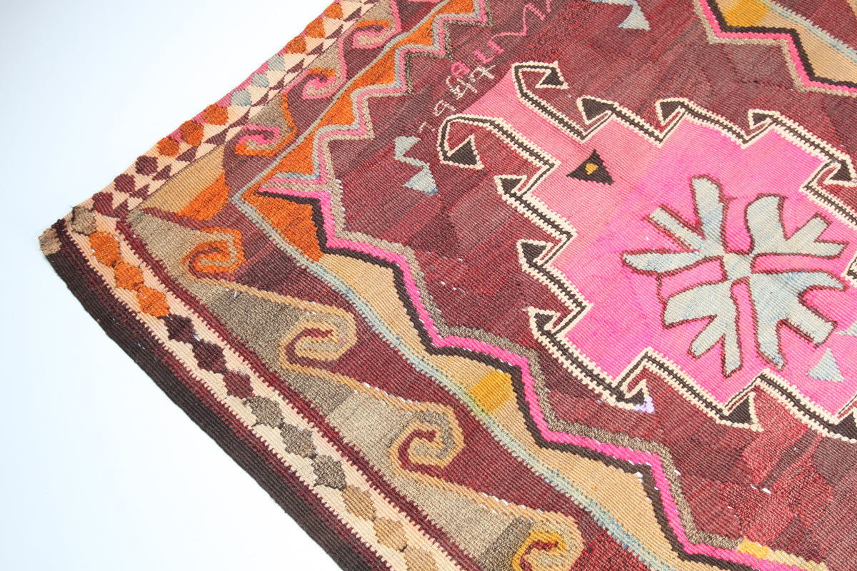 Vintage Dated Kars Kilim