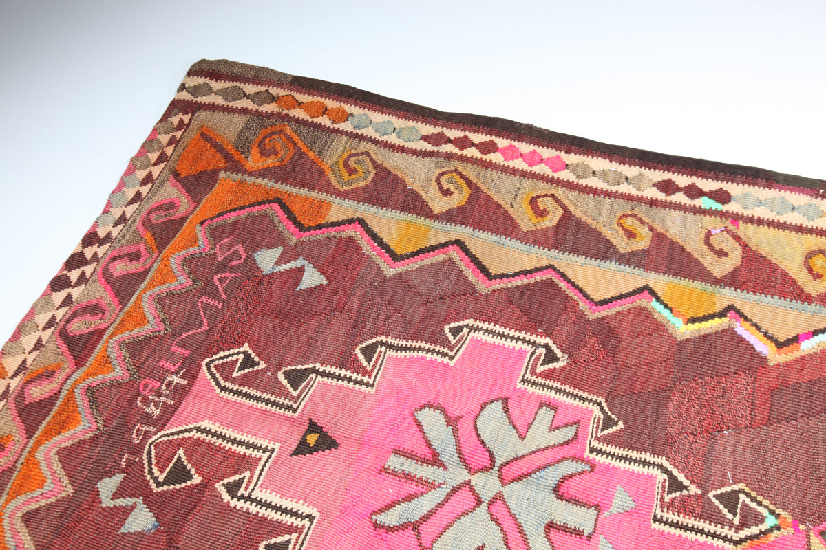 Vintage Dated Kars Kilim