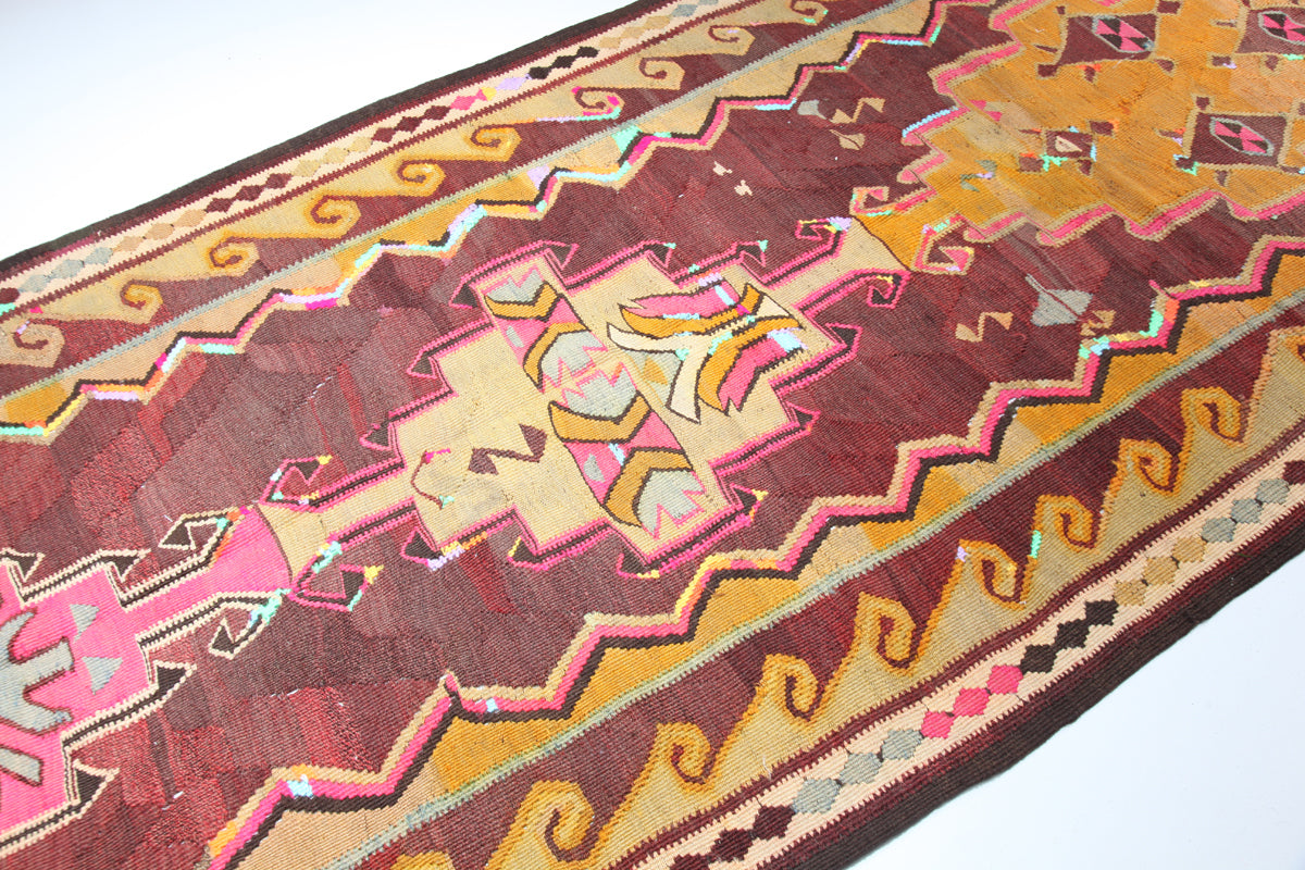 Vintage Dated Kars Kilim