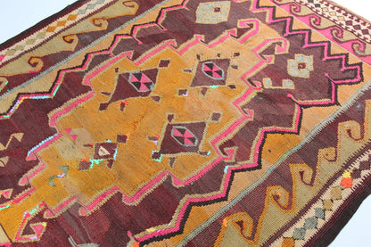 Vintage Dated Kars Kilim