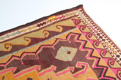 Vintage Dated Kars Kilim