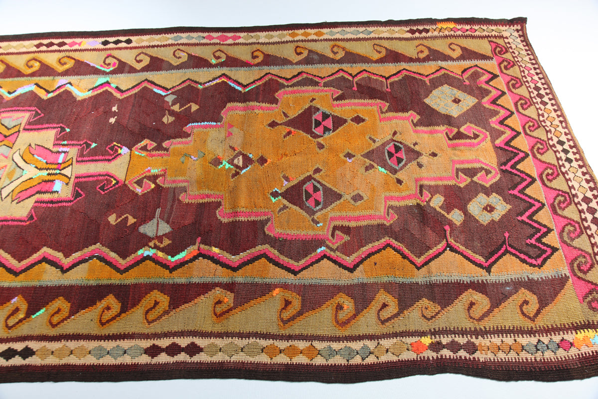 Vintage Dated Kars Kilim