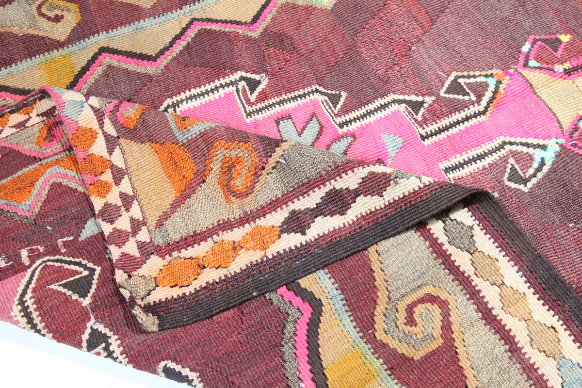 Vintage Dated Kars Kilim