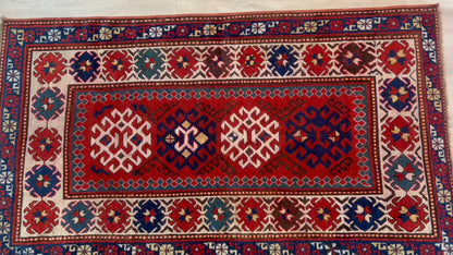 Antique Bordjalo Kazak Carpet