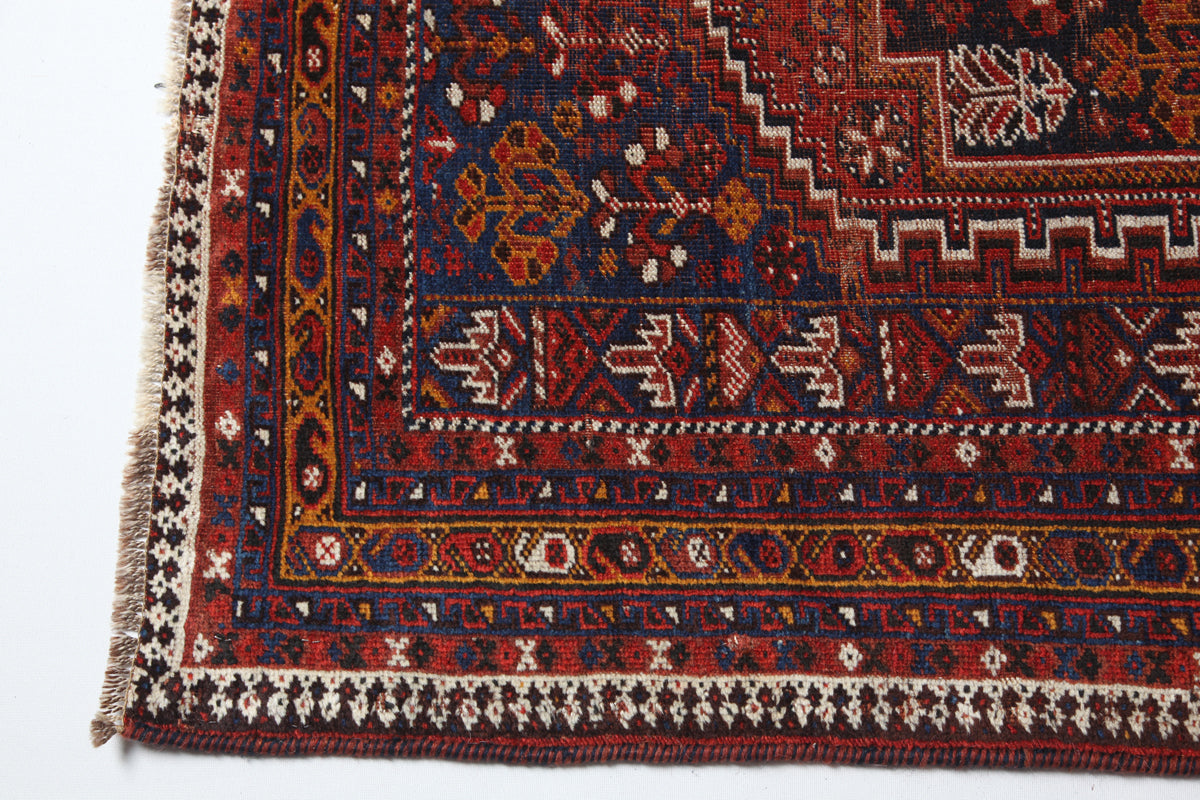 Antique Shirazi Qashqai Carpet