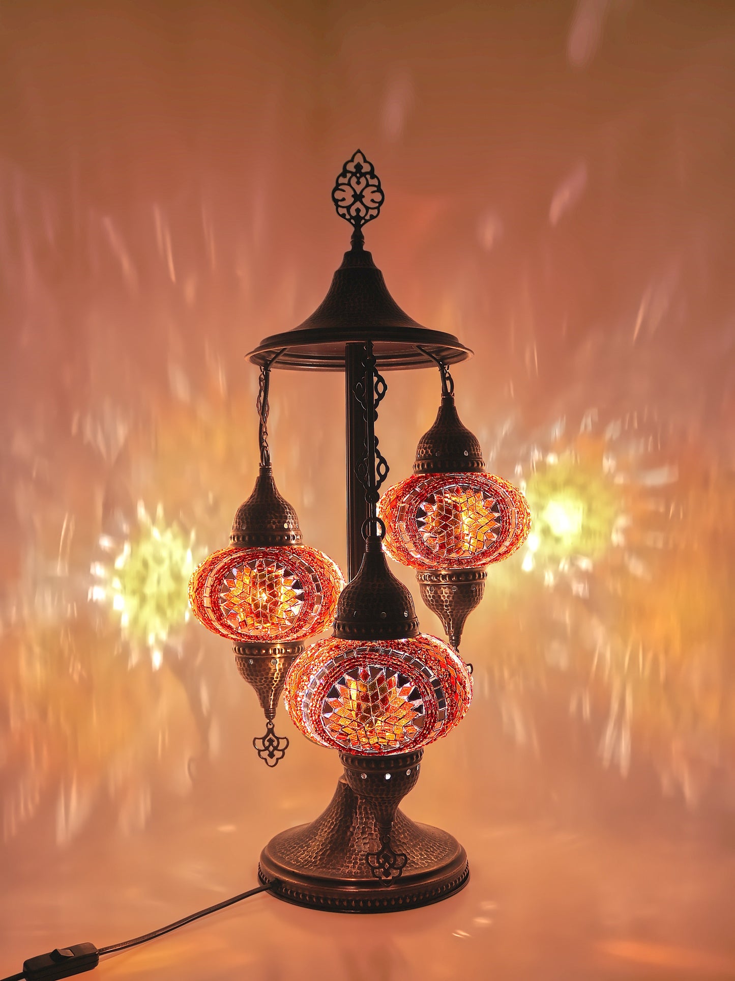 Turkish Mosaic Glass Floor Lamp