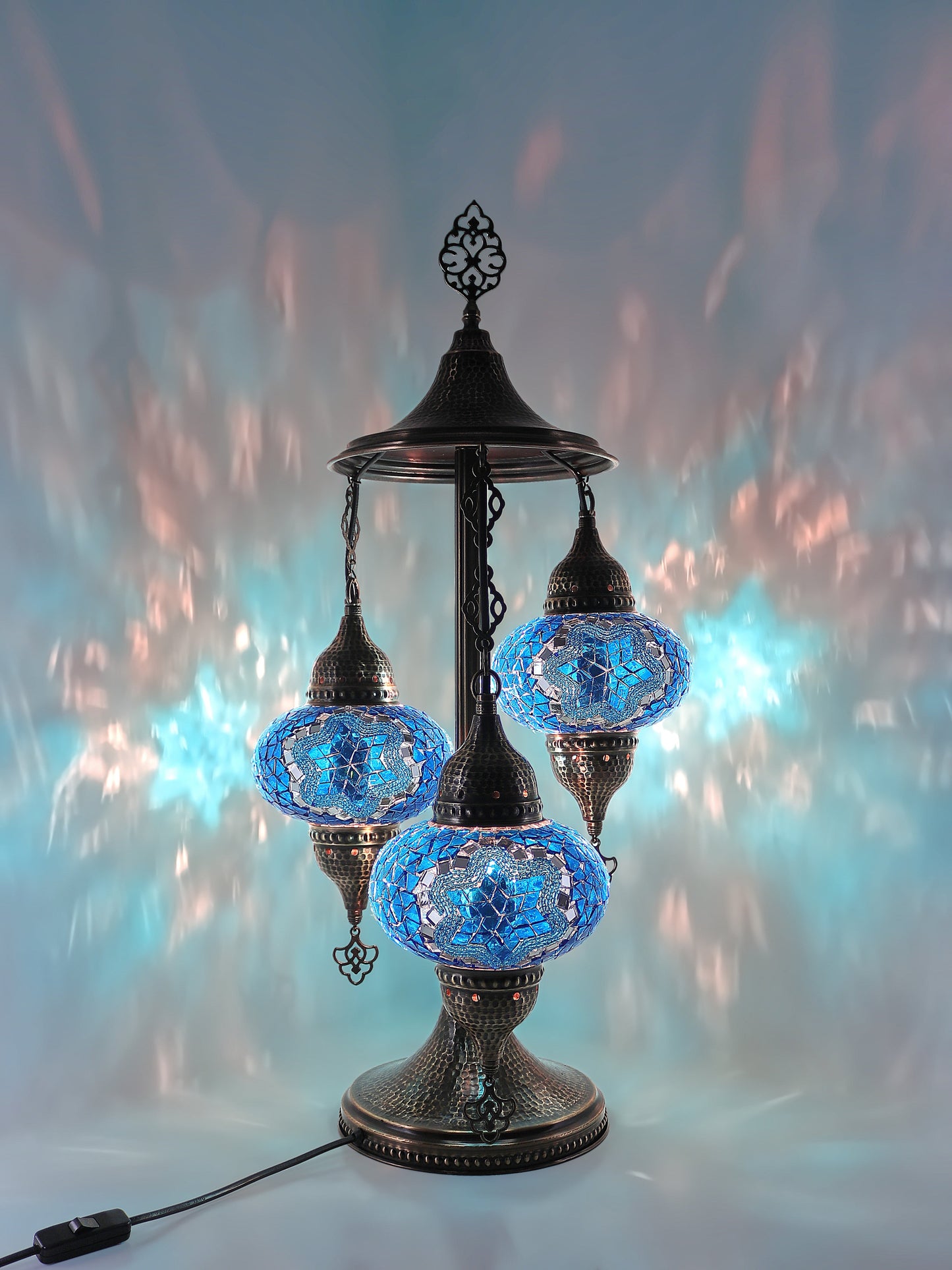 Turkish Mosaic Glass Floor Lamp