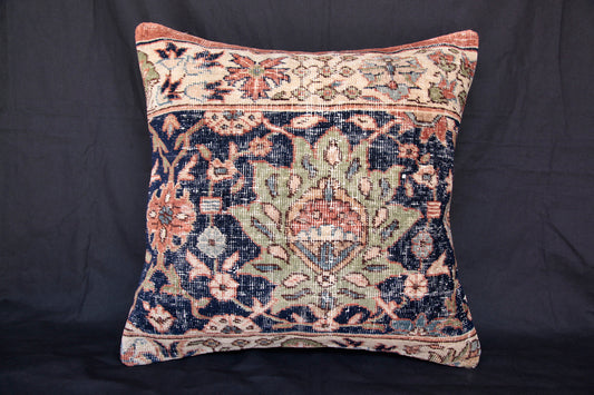 Antique Turkish Carpet Pillow Case