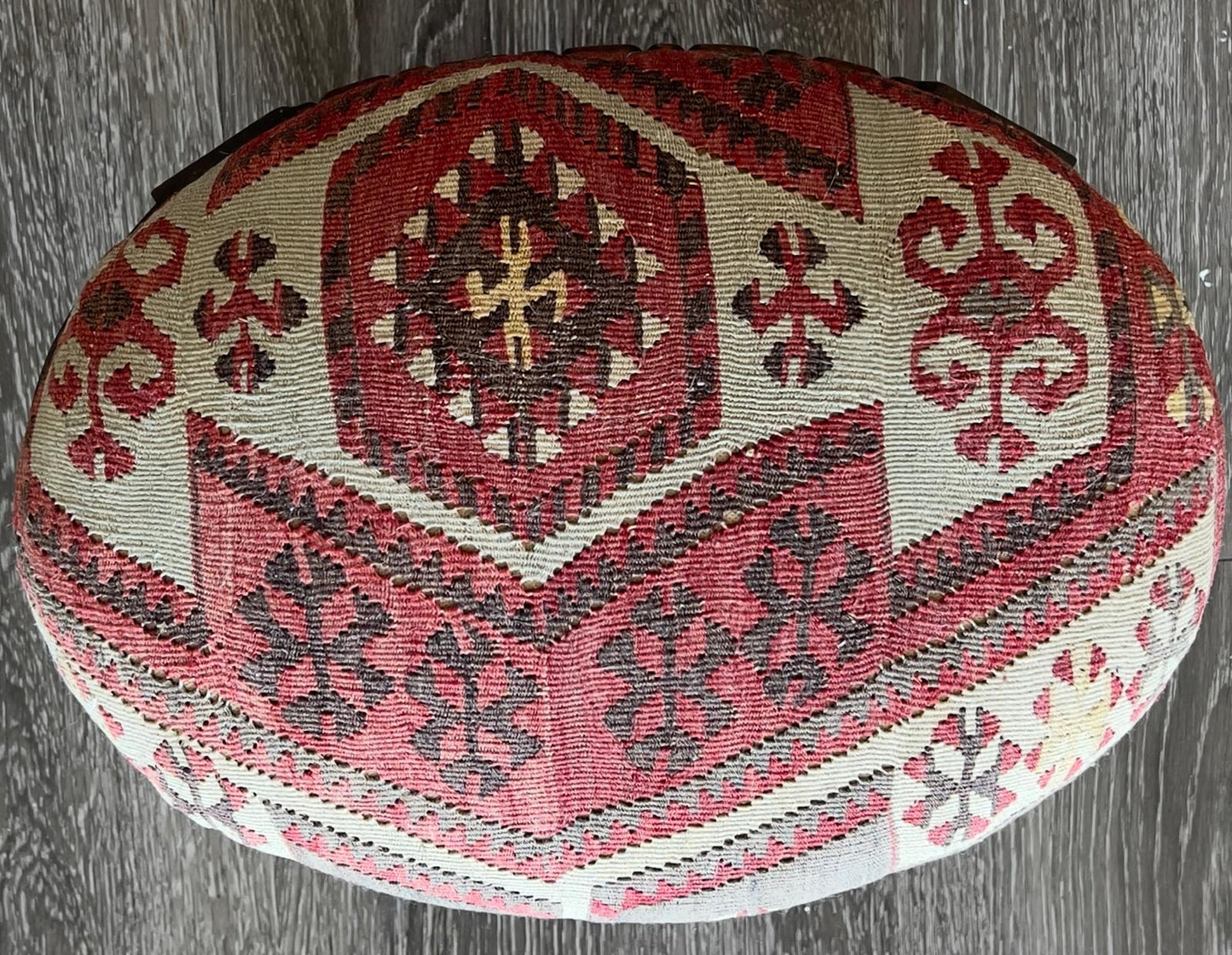 ANTIQUE KILIM STOOL