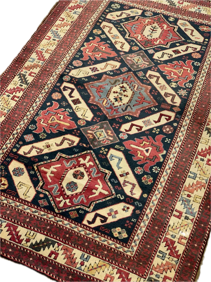 TURKISH SHIRVAN RUG/CARPET WITH HOLLY WINE GLASS