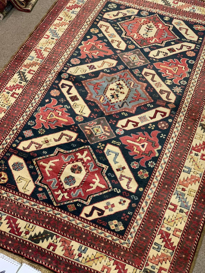 TURKISH SHIRVAN RUG/CARPET WITH HOLLY WINE GLASS