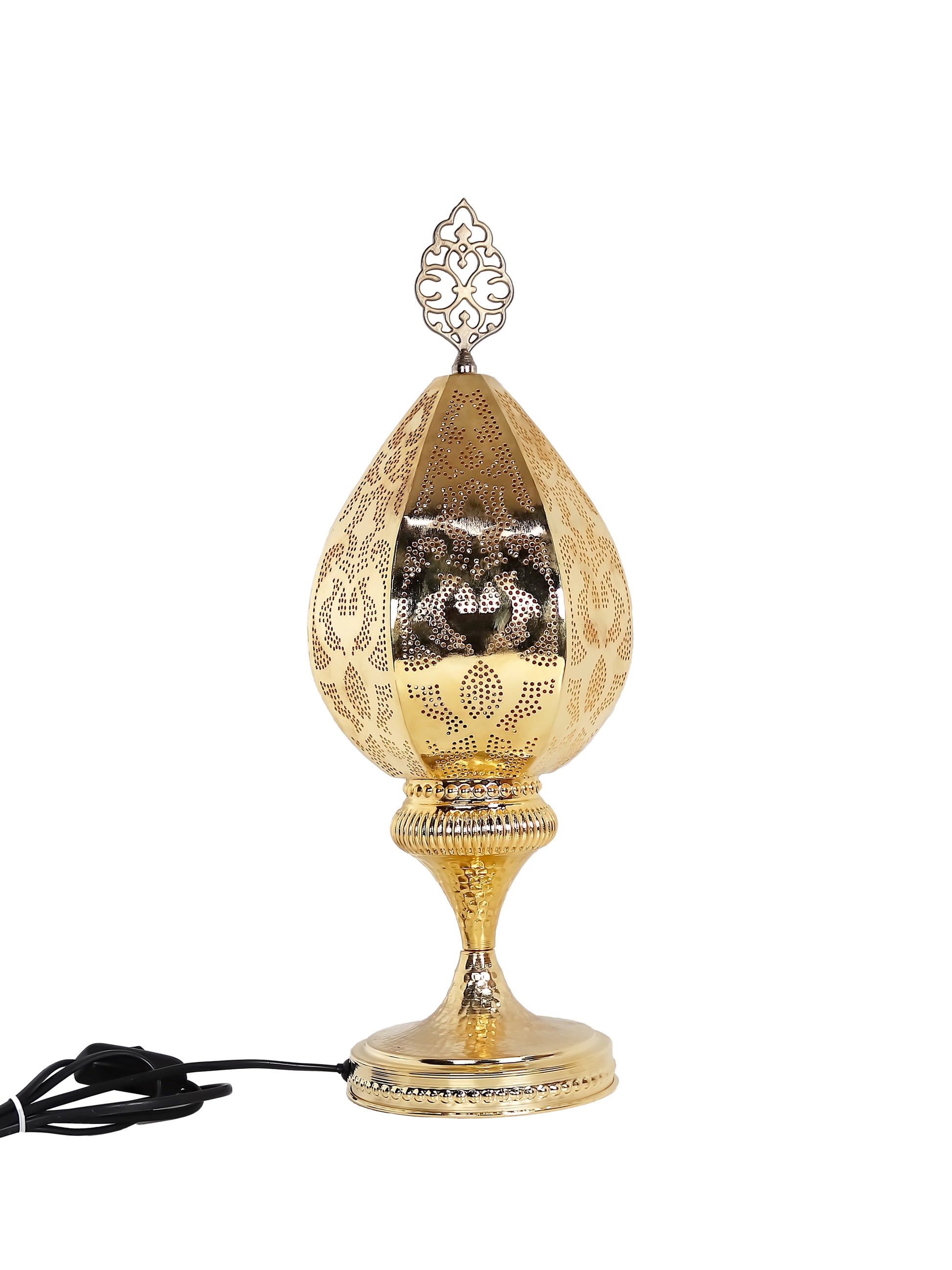 Morrocan Pierced Metal Table Lamp