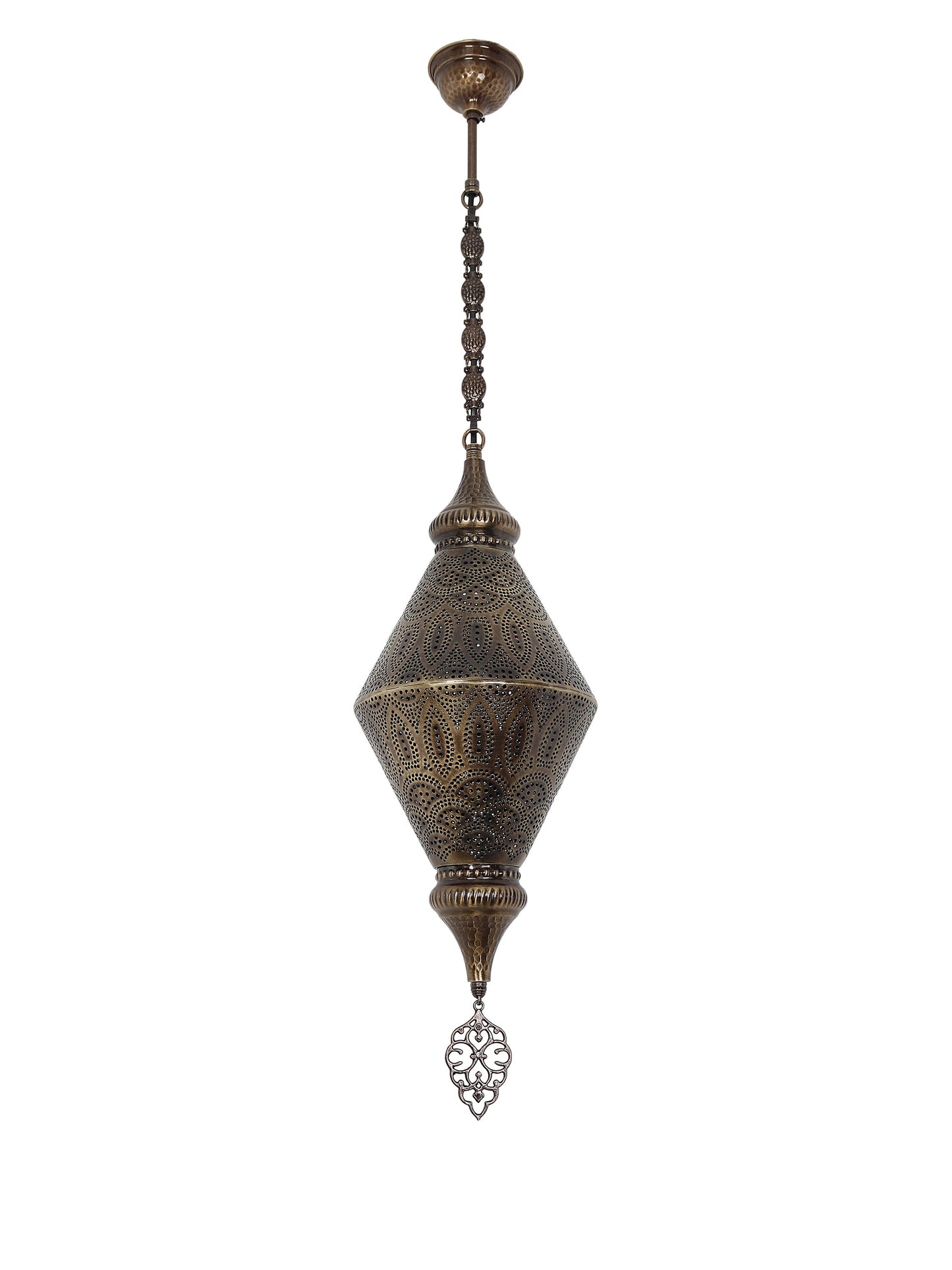 Morrocan Pierced Metal Pendant Light