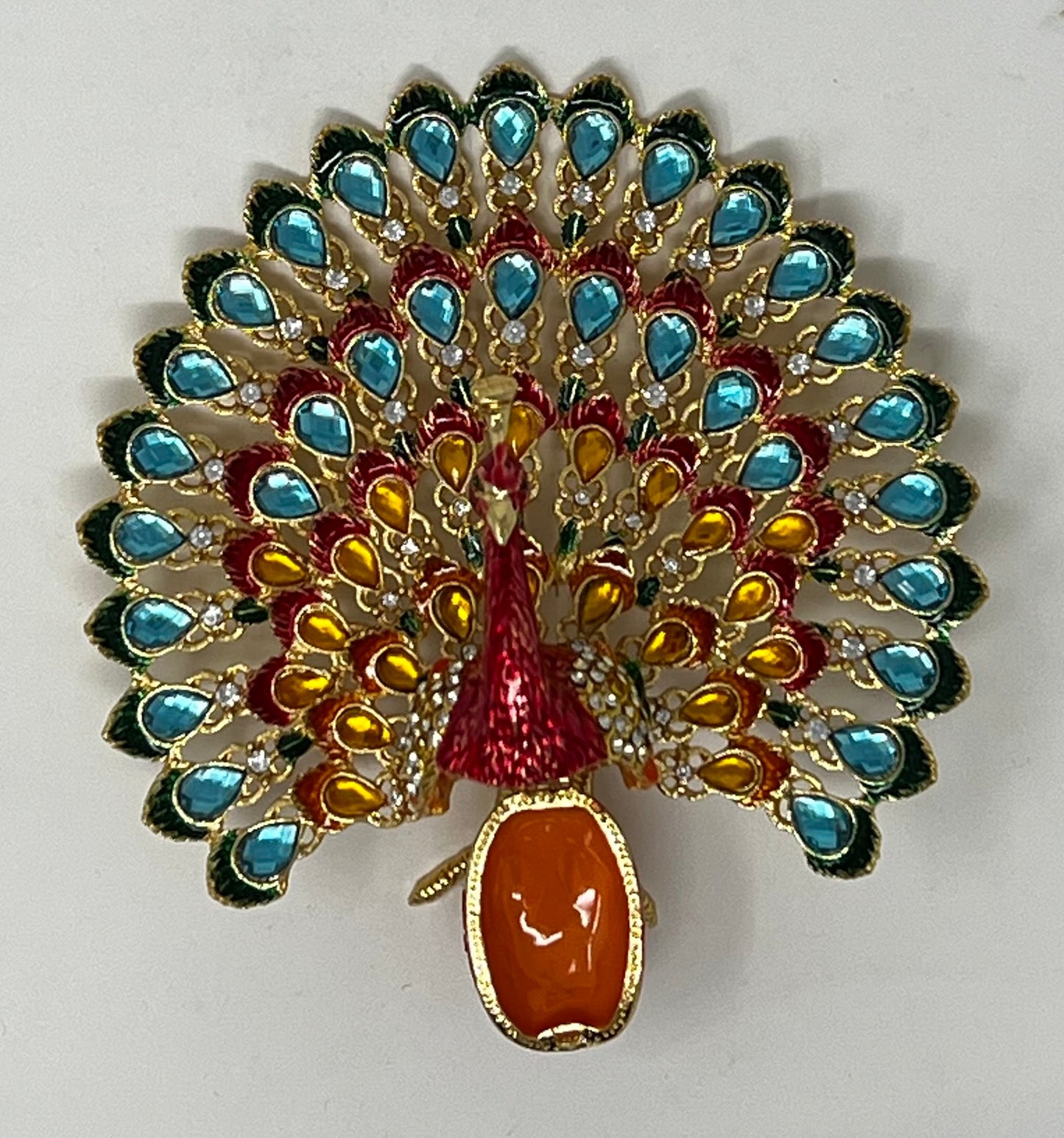 Turkish Figurine Decor Peacock