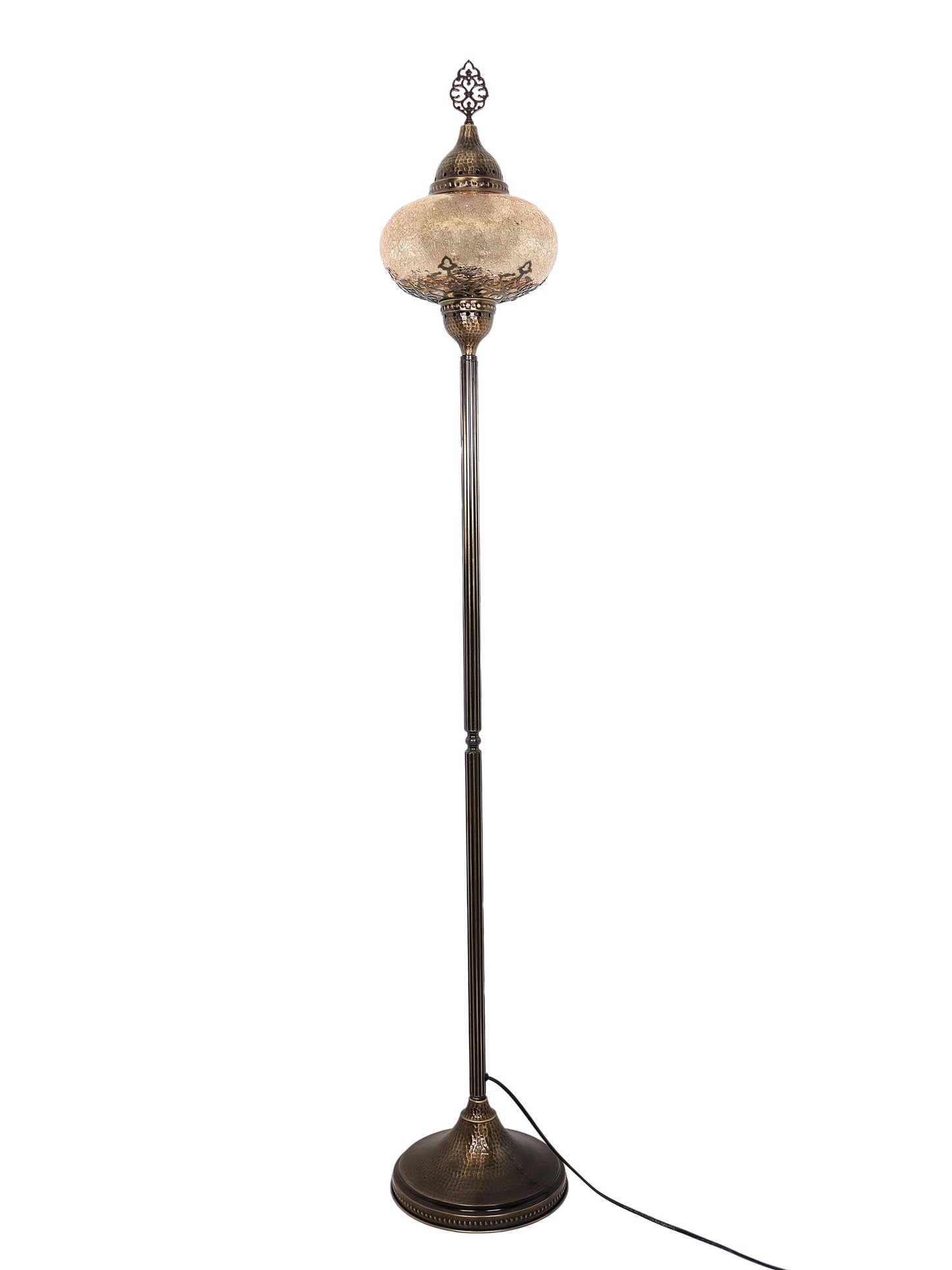 Ottoman Clear Glass Floor Lamp