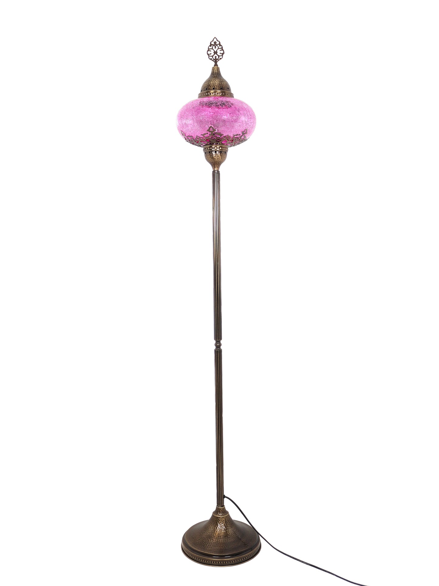 Ottoman Clear Glass Floor Lamp