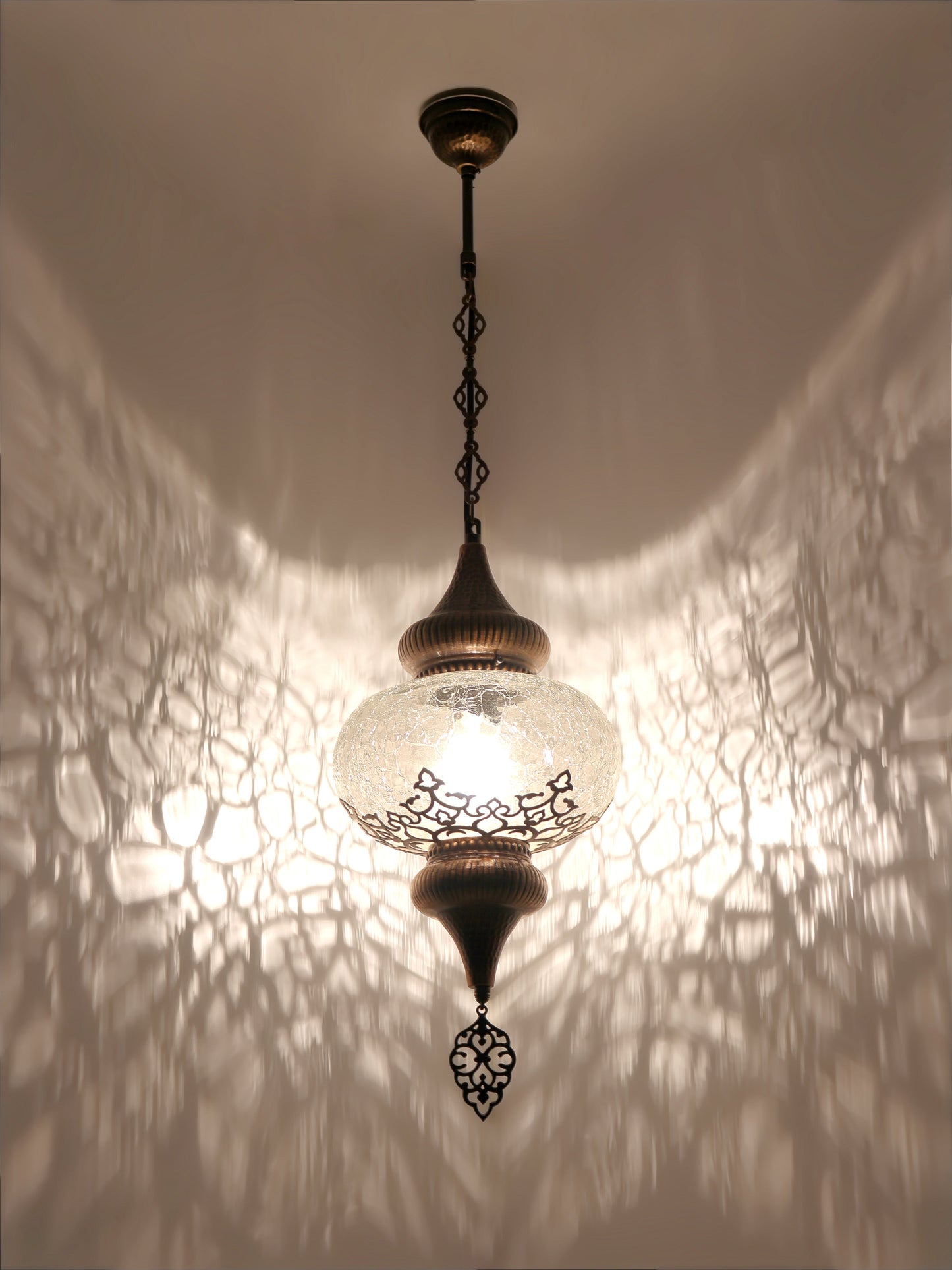 Ottoman Clear Glass Hanging Lights