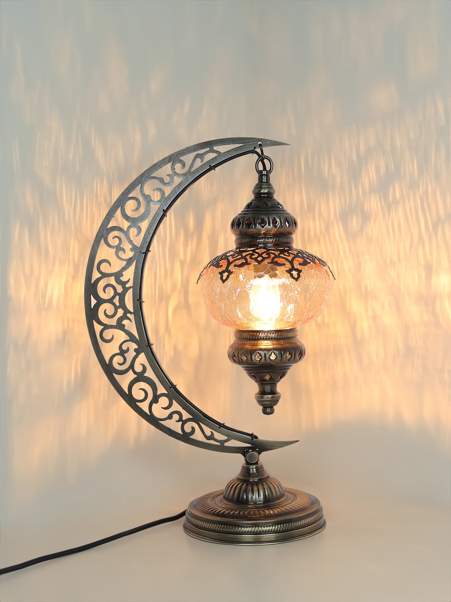 Ottoman Clear Glass Table Lamp